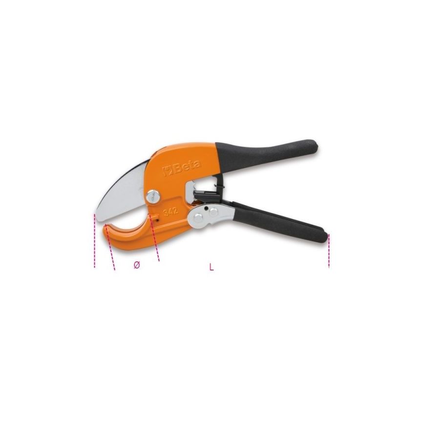 TESOURA COM ROQUETES TUBOS PLASTICOS           342