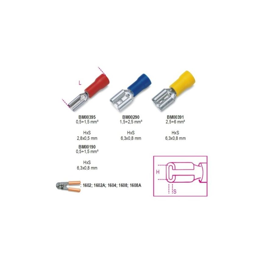 KIT 100 TERMINAIS  BM00290   1622-F