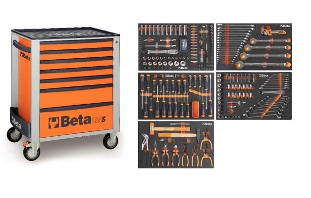 CARRO 7 GAVETAS + 295 FERRAMENTAS   EASY  2400S-O7/E-L